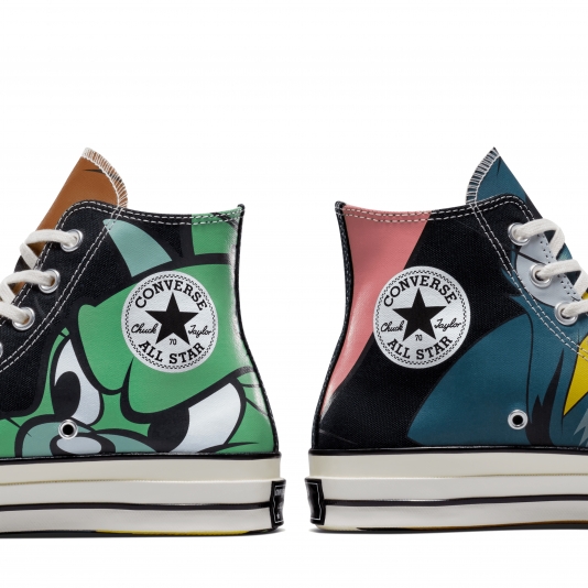 Chuck Taylor Vintage 70 X Tom And Jerry HI Black/Multi/Egret