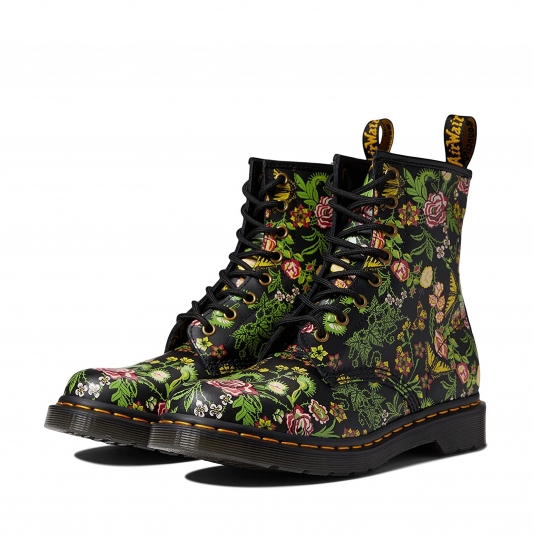1460 Floral Bloom Black Backhand