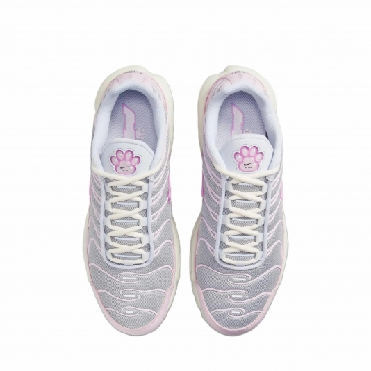 Air Max Plus Paw Print Football Grey/White/Pink Foam/Playful Pink