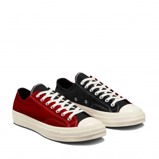 Chuck Taylor Vintage 70 Retro Velvet OX Black/Red/Egret