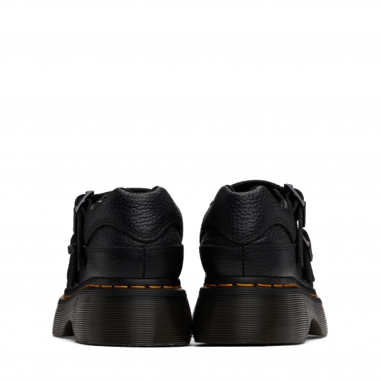 Buzz Mary Jane Black Milled Nappa