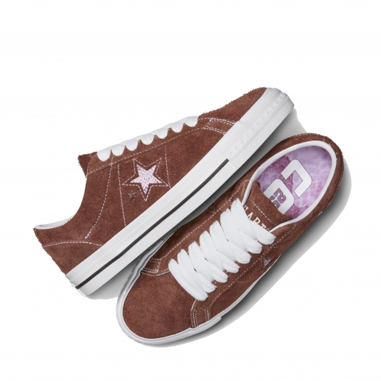 Cons One Star Pro X Quartersnacks OX Dark Clove/White/Cherry