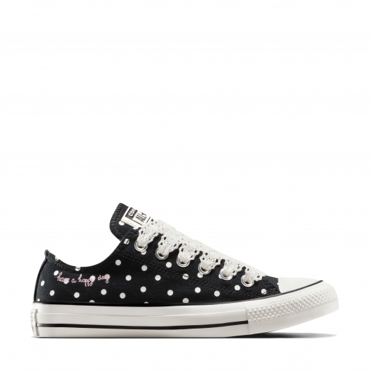 Chuck Taylor All Star Polka Dots OX Black/Vintage White