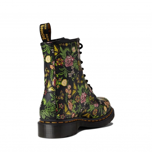 1460 Floral Bloom Black Backhand