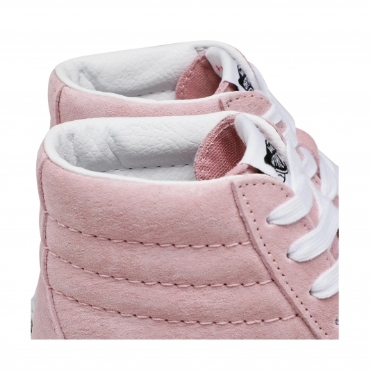 Sk8-HI Pig Suede Pink/White
