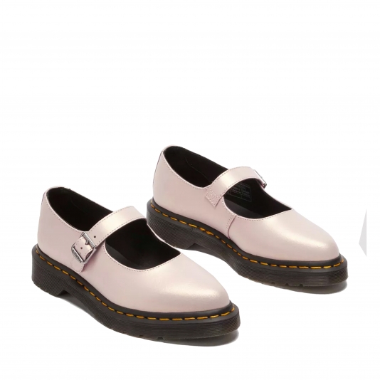 Elphie Mary Jane Iridescent Powder Pink / Gold