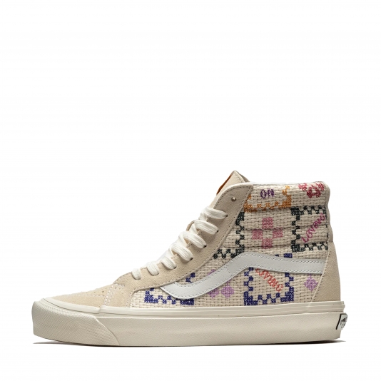 Sk8-HI 38 DX Stitched Together/Classic White