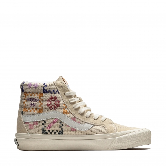 Sk8-HI 38 DX Stitched Together/Classic White