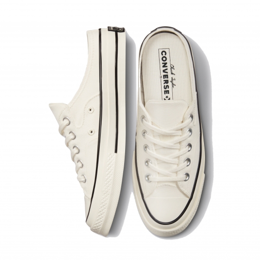 Chuck Taylor Vintage 70 Mule OX Egret/Black