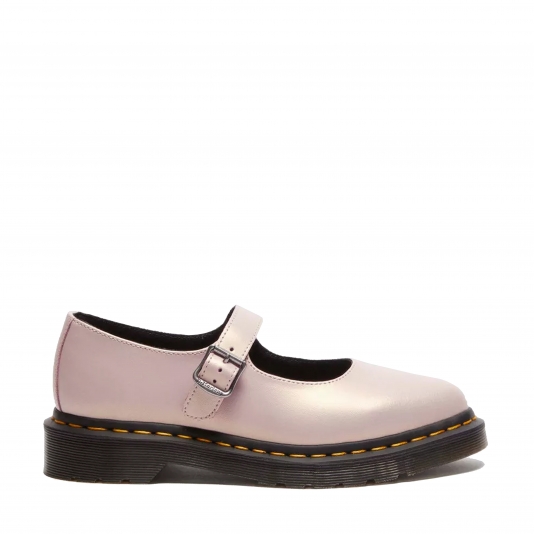 Elphie Mary Jane Iridescent Powder Pink / Gold