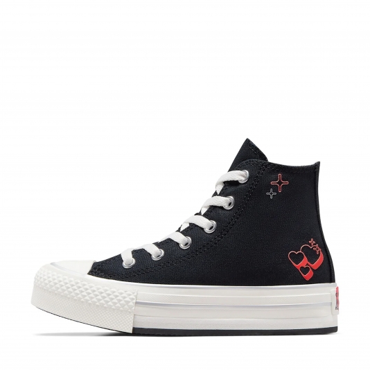 Chuck Taylor All Star Platform Y2K Heart HI Black/Vintage White
