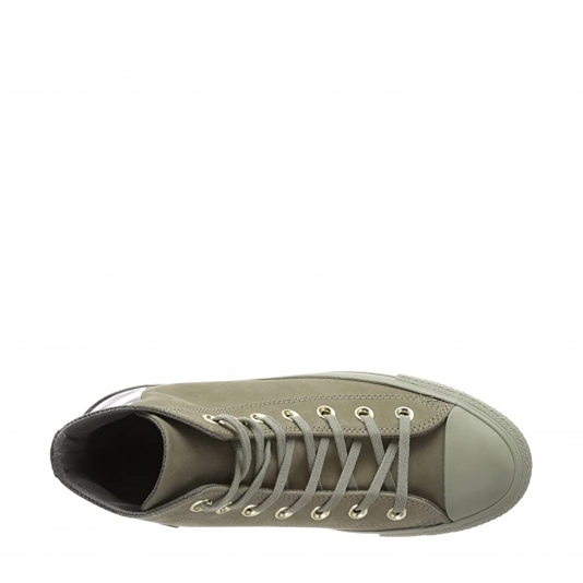 Chuck Taylor All Star Blocked Nubuck HI Dark Stucco/River Rock
