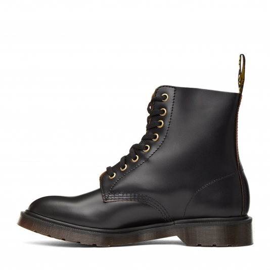 1460 Pascal Black Vintage Smooth