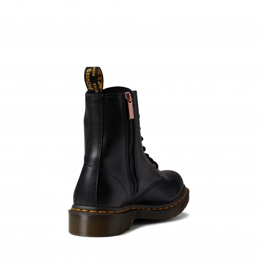 1460 Pascal Zip Rose Gold Hardware Black Wanama