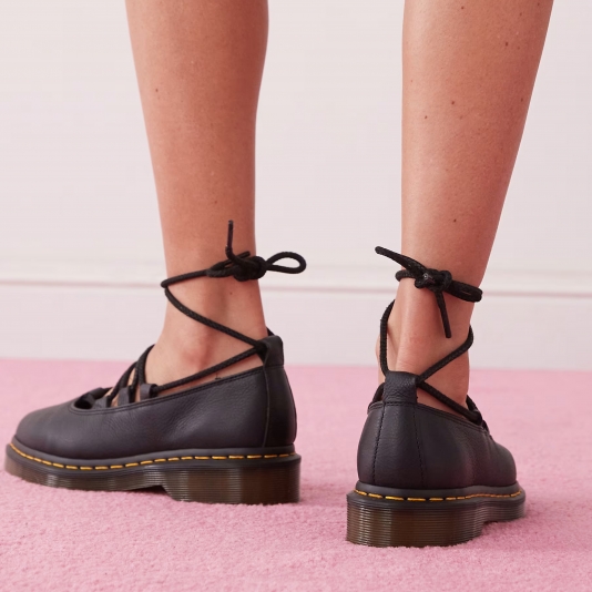 Elphie II Ballet Flats Black Virginia