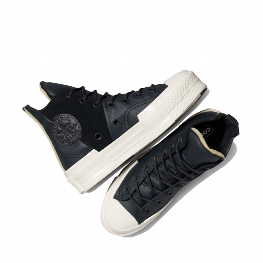 Chuck Taylor Vintage 70 Plus Mixed Material HI Egret/Black