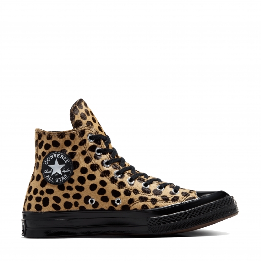Chuck Taylor Vintage 70 Pony Hair HI Gold/Black/White