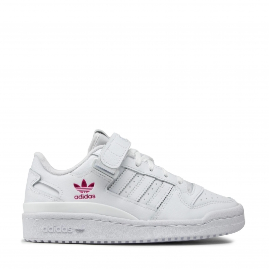 Forum Low Cloud White/Shock Pink