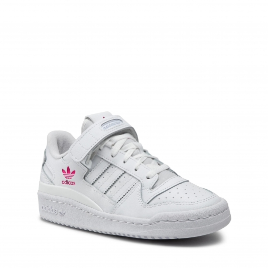 Forum Low Cloud White/Shock Pink