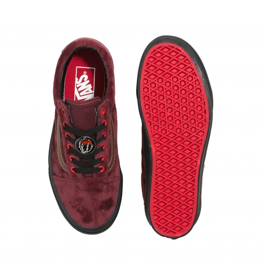 Old Skool Max Stackform X Disney Poison Apple Mahogany