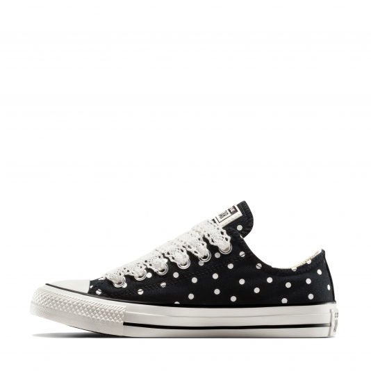 Chuck Taylor All Star Polka Dots OX Black/Vintage White