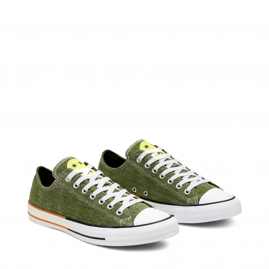 Chuck Taylor All Star Happy Camper OX Cypress Green/Zinc Yellow