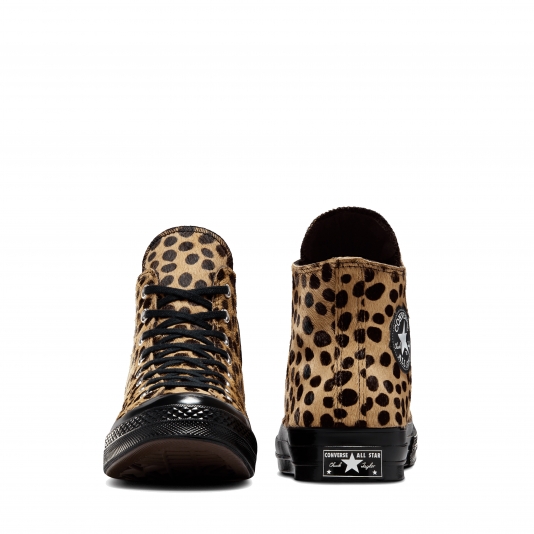 Chuck Taylor Vintage 70 Pony Hair HI Gold/Black/White
