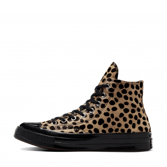 Chuck Taylor Vintage 70 Pony Hair HI Gold/Black/White