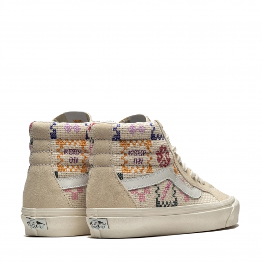 Sk8-HI 38 DX Stitched Together/Classic White
