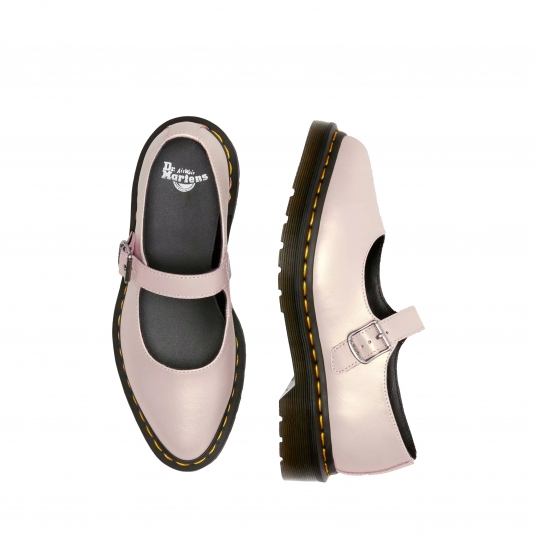 Elphie Mary Jane Iridescent Powder Pink / Gold