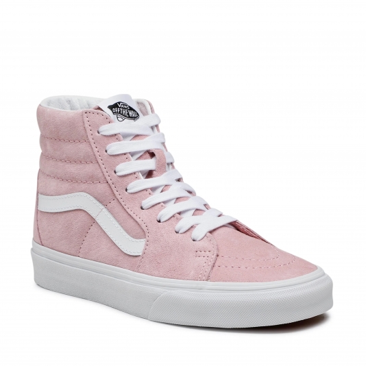 Sk8-HI Pig Suede Pink/White