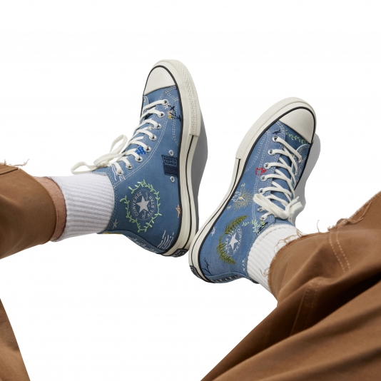Chuck Taylor Vintage 70 Embroidery HI Light Blue/Multi/Egret