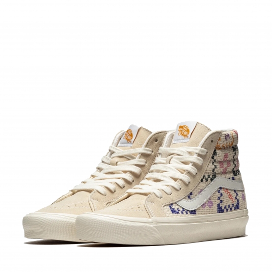 Sk8-HI 38 DX Stitched Together/Classic White
