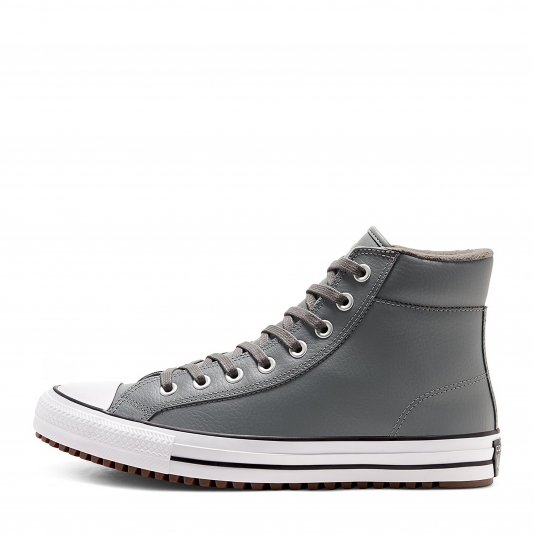 Chuck Taylor All Star HI Utility Grey/Silver Leather