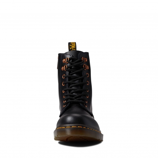 1460 Pascal Zip Rose Gold Hardware Black Wanama