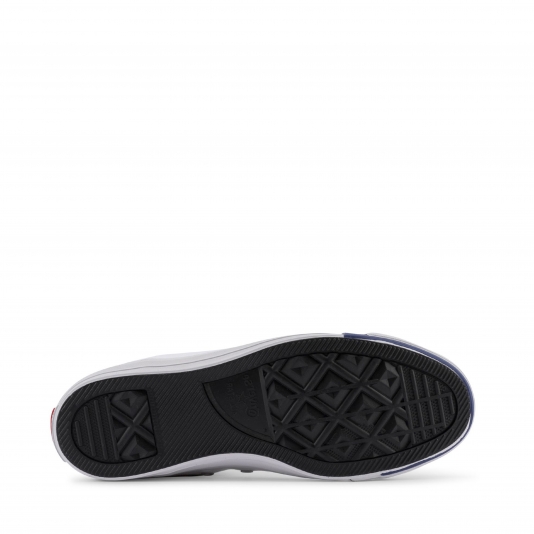 Chuck Taylor All Star Logo Play HI White/Rush Blue/Rose Maroon