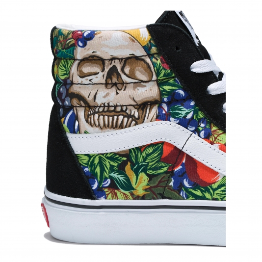 Sk8-HI Fruit Skull Black/White