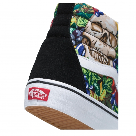 Sk8-HI Fruit Skull Black/White