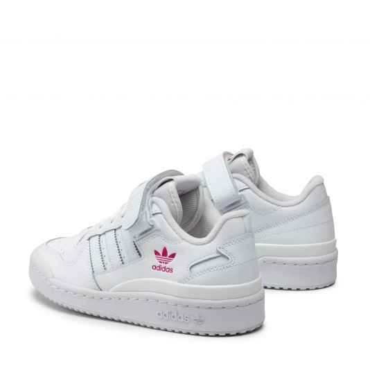Forum Low Cloud White/Shock Pink