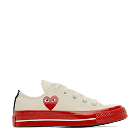 Chuck Taylor Vintage 70 X Comme des Garcons PLAY OX Pristine/Red