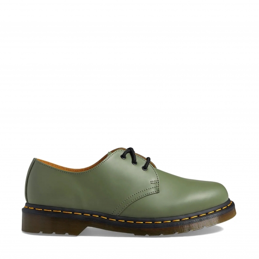 Dr martens 1461 sales green smooth