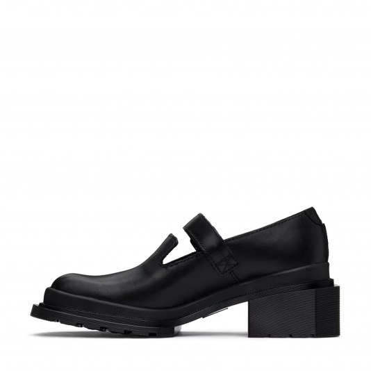 Mary Jane Maybole Square Toe Black Wanama