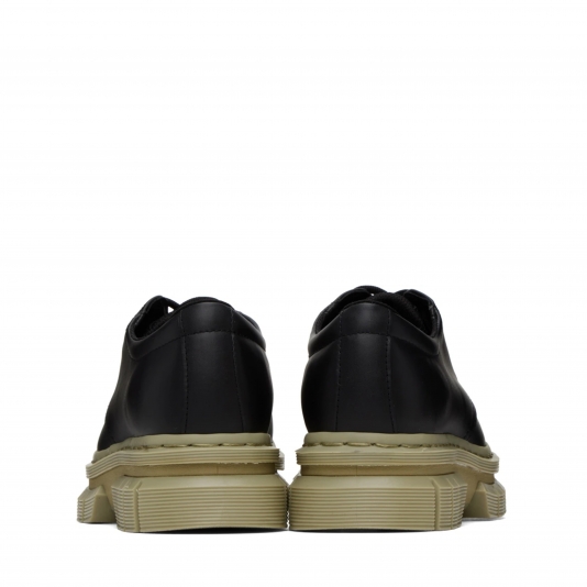 Shoes Rikard Contrast Black Polished Lucido