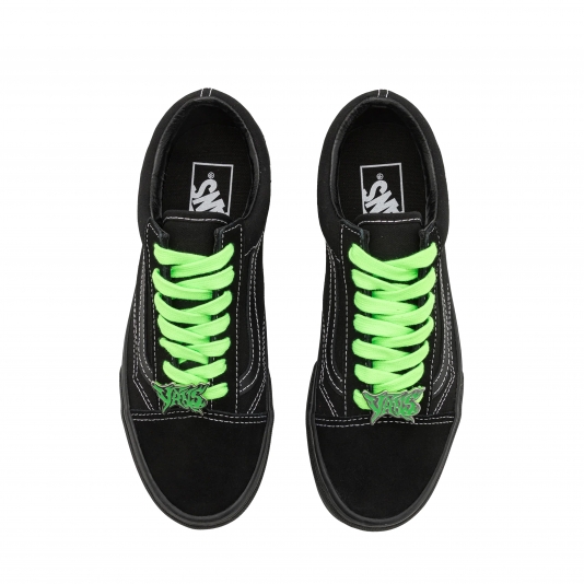 Old Skool Metal Hyperpop Black Green