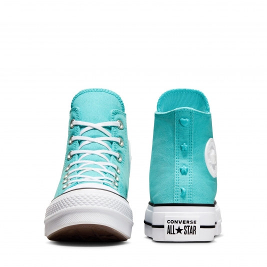 Chuck Taylor All Star Platform Stars HI Ocean Drip/White/Black