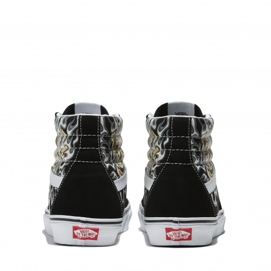 Sk8-HI Flame Skull Black/True White