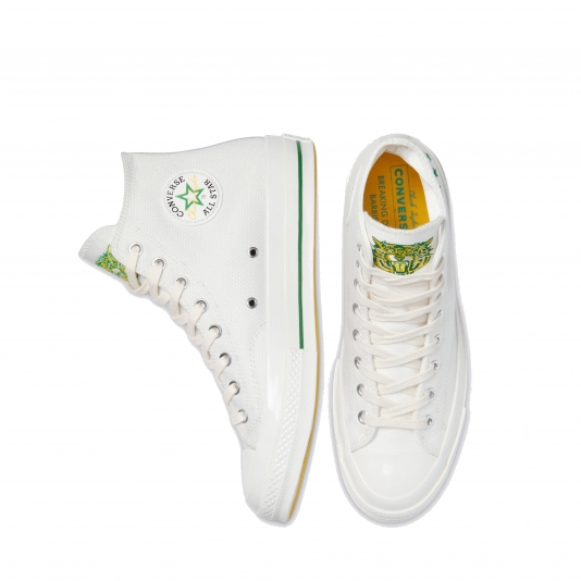Chuck Taylor Vintage 70 Breaking Down Barriers HI White/Yellow Green