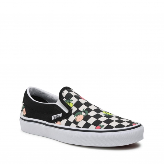 Slip-On Classic Fruit Checkerboard Black