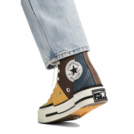 Chuck Taylor Vintage 70 Plus Material Mashup HI Squirrel Friend/Navy/Egret