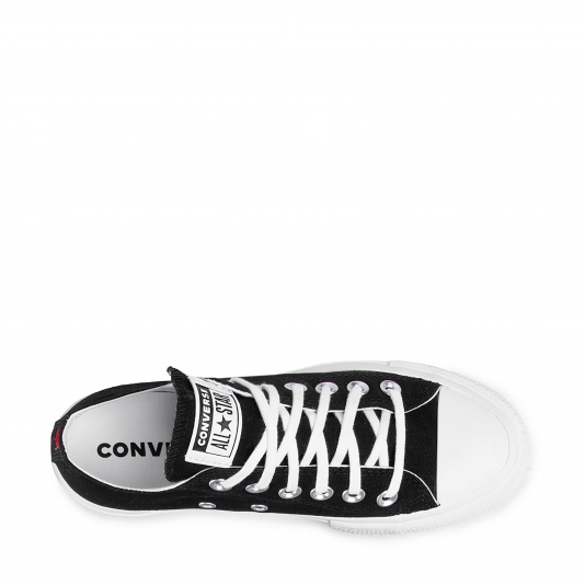 Chuck Taylor All Star OX Platform Love Fearlessly Black/University Red/White